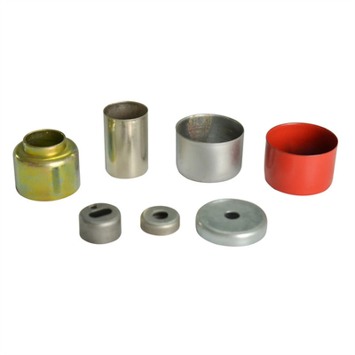 Pièces tirées profondes cylindrique en métal de fabrication d'OEM de pièces en métal