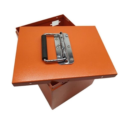 Boîte de contrôle en aluminium de estampillage faite sur commande de clôture en métal de tôle d'acier formant le processus
